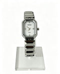 NIBOSI WOMENS CLASSIC DRESS WATCH - SILVER/WHITE