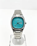X-GEOCK WOMENS WATCH - SILVER/BBLUE