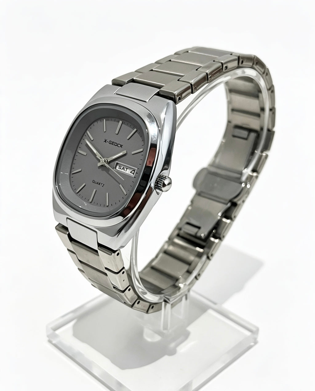 X-GEOCK WOMENS WATCH - SILVER/GREY