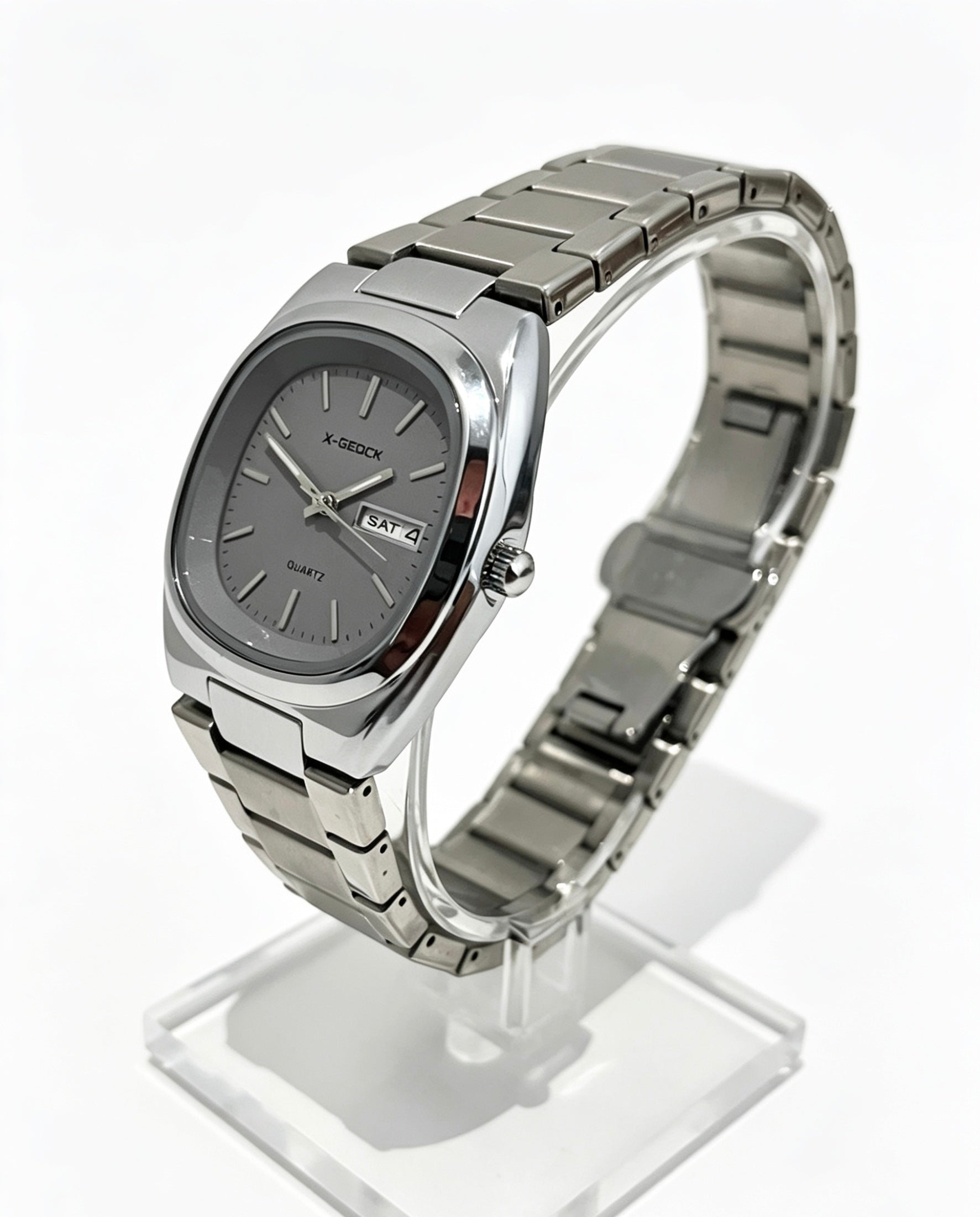 X-GEOCK WOMENS WATCH - SILVER/GREY