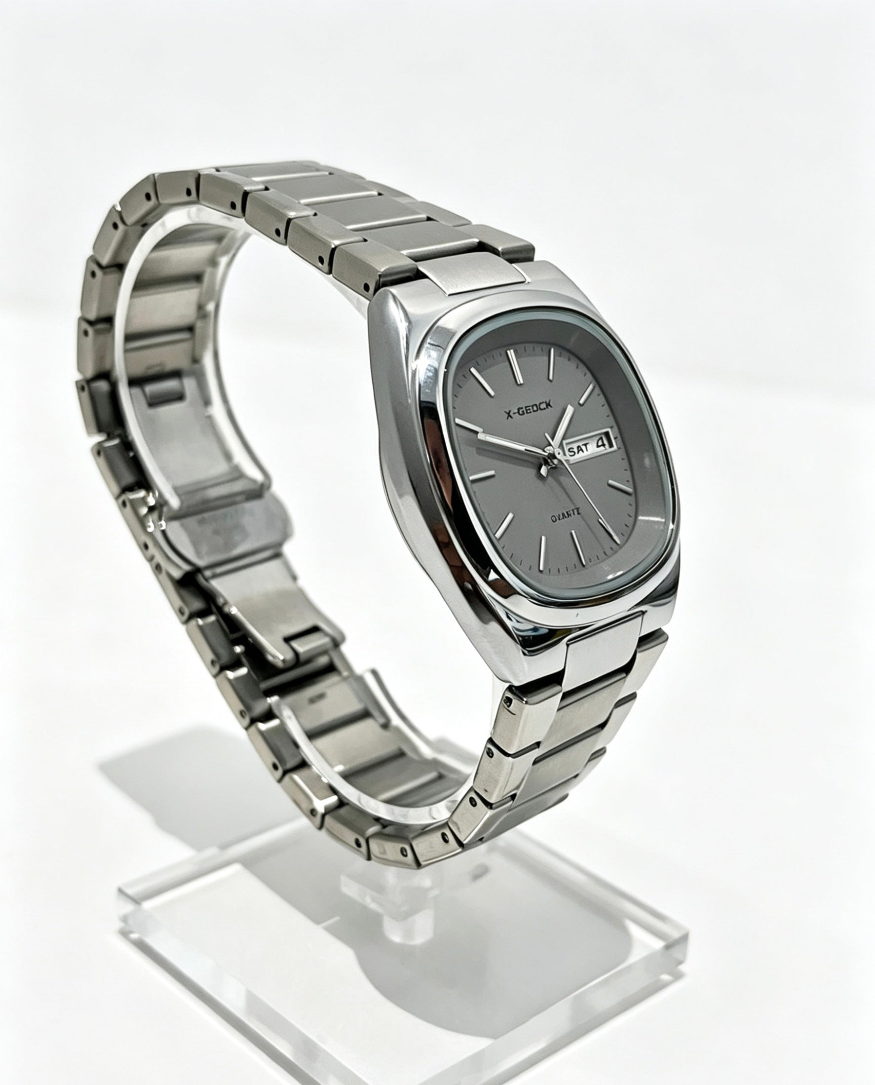 X-GEOCK WOMENS WATCH - SILVER/GREY